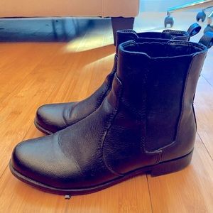 Black ankle boots